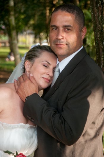 Estamos hoje casados, morando em Canoas, e muito felizes.